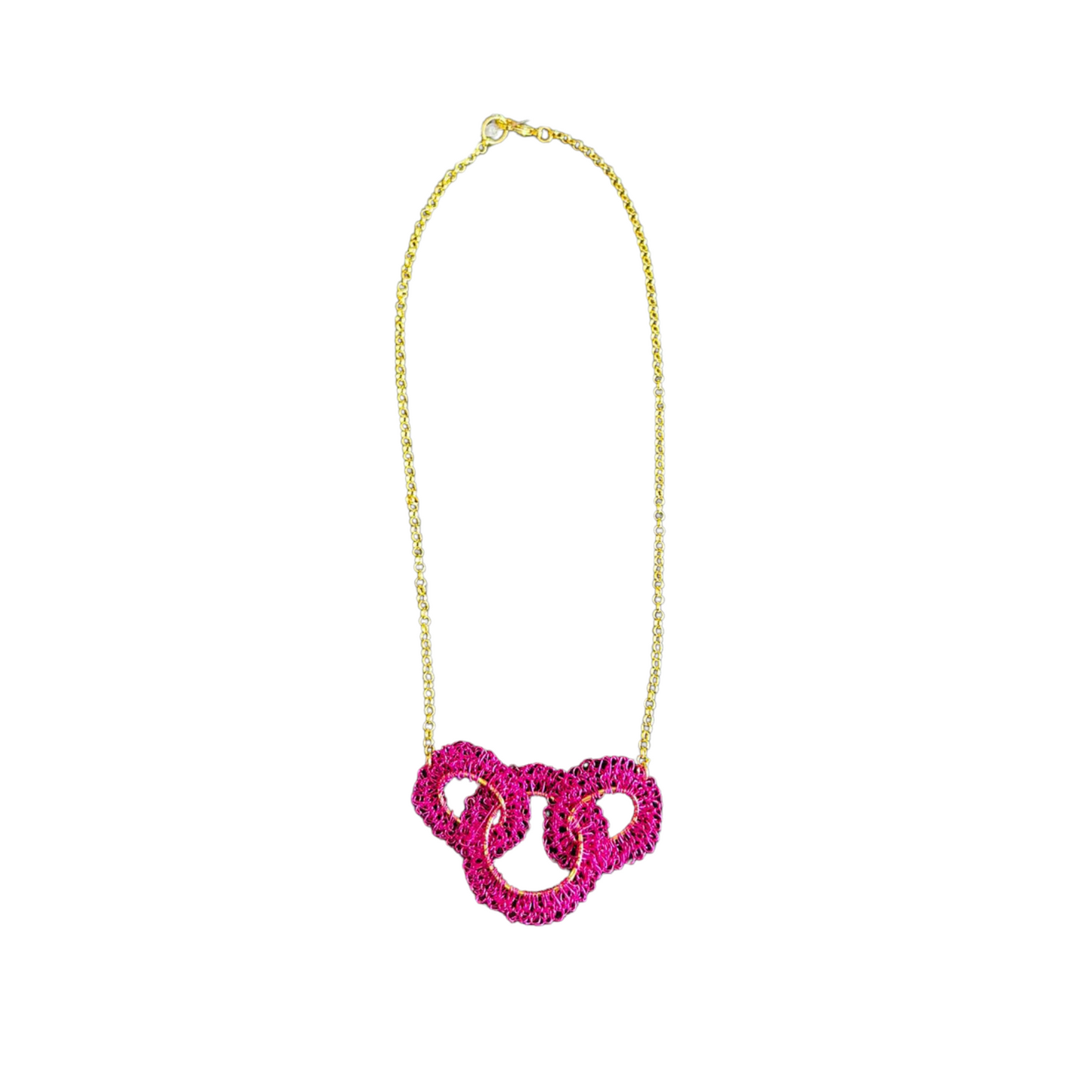 Colar de Crochê Artemis Rosa Sale