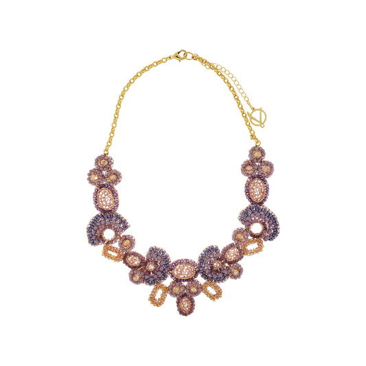Colar de Crochê Althea Maxi Legacy Lilás Sale
