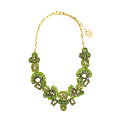 Colar de Crochê Althea Maxi Legacy Verde