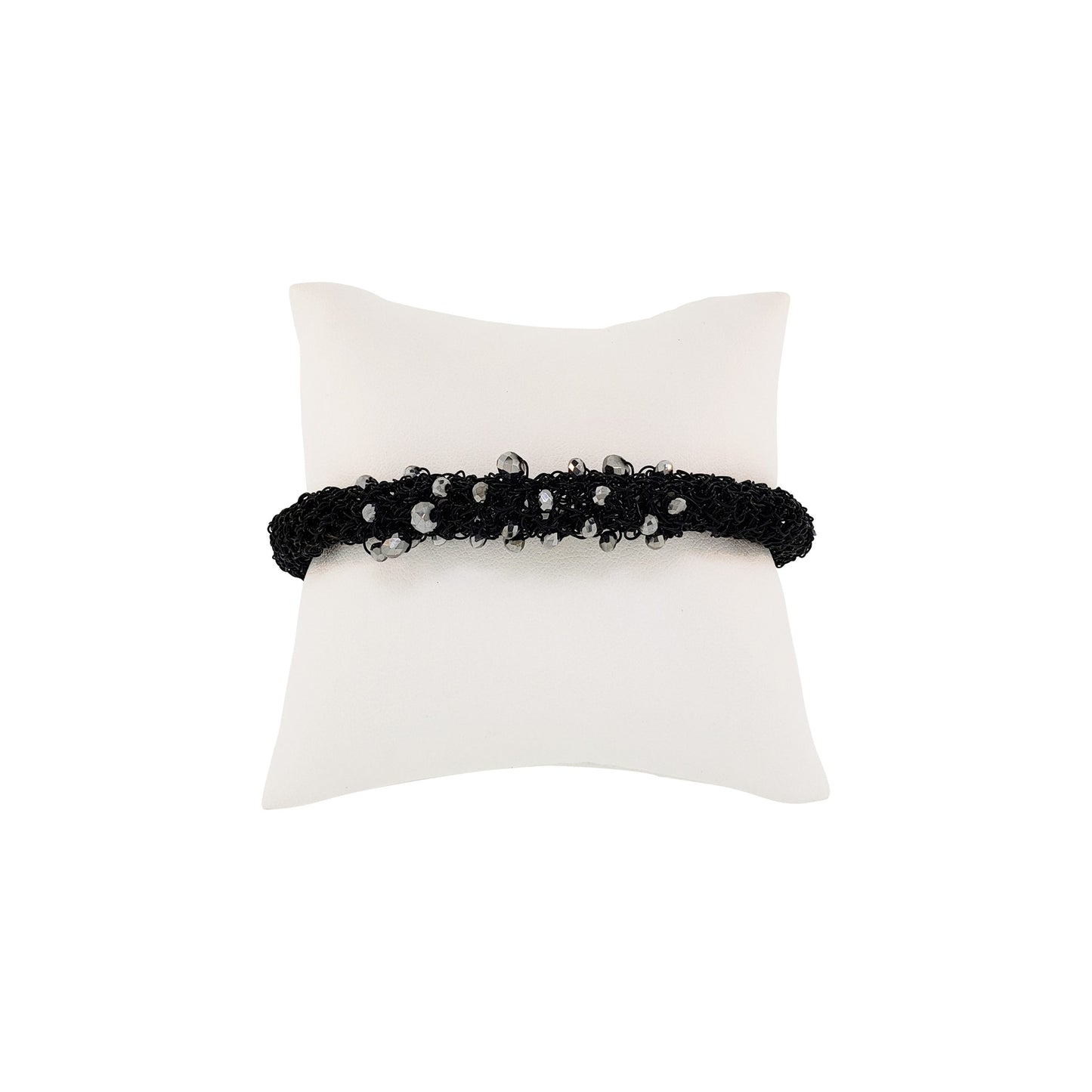 Bracelete de Crochê Wild Cards Preto