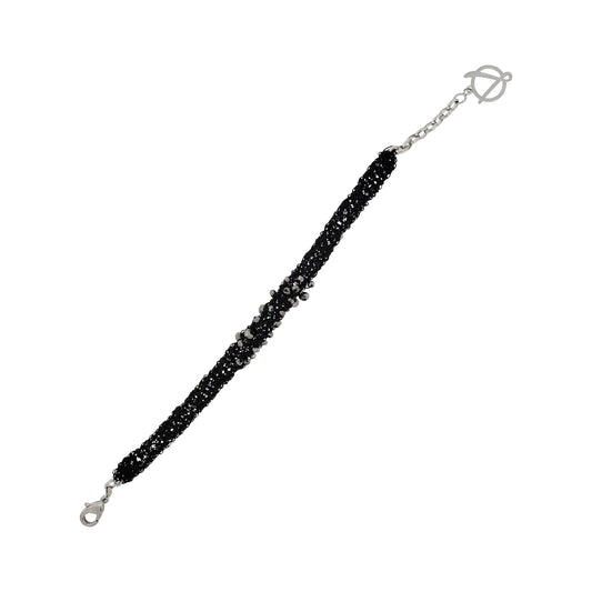 Bracelete de Crochê Wild Cards Preto