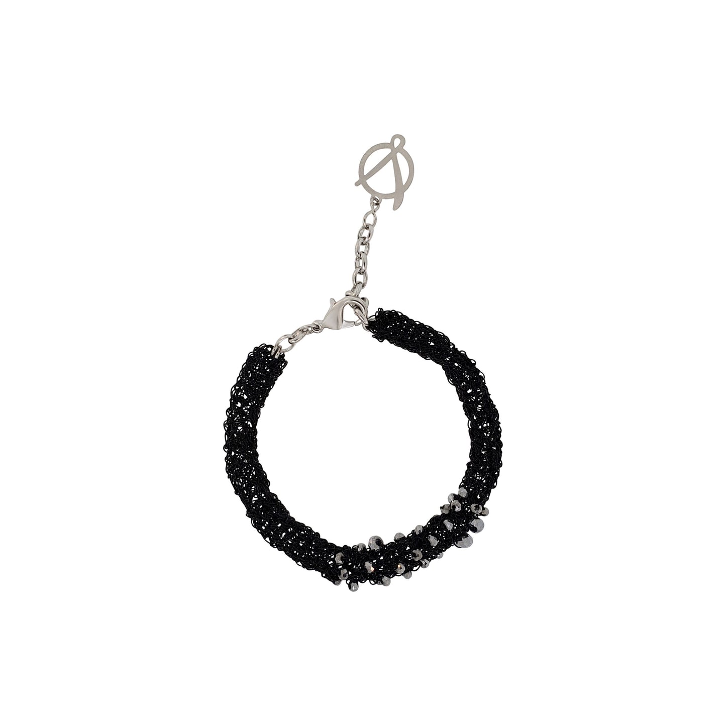 Bracelete de Crochê Wild Cards Preto