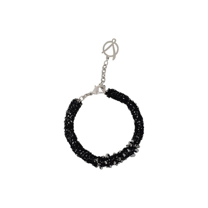 Bracelete de Crochê Wild Cards Preto