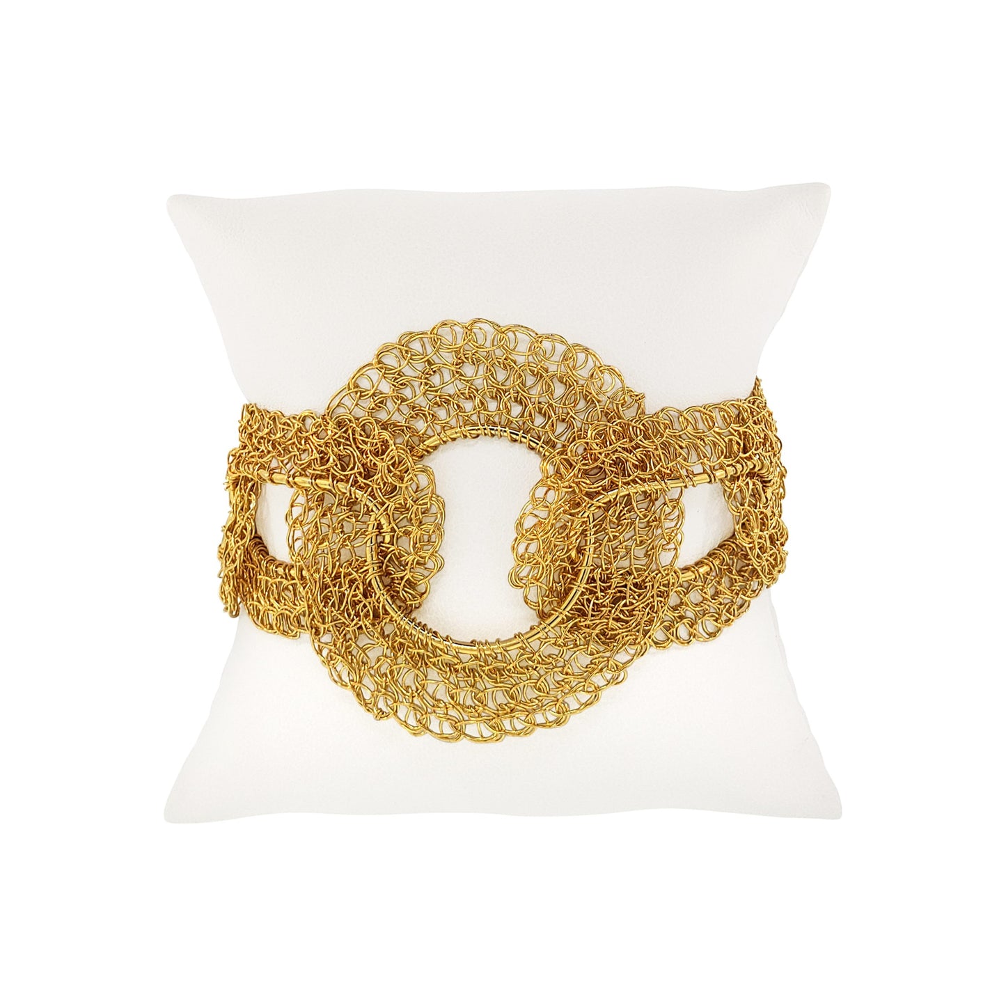 Bracelete de Crochê Artemis Chronos Legacy Dourado