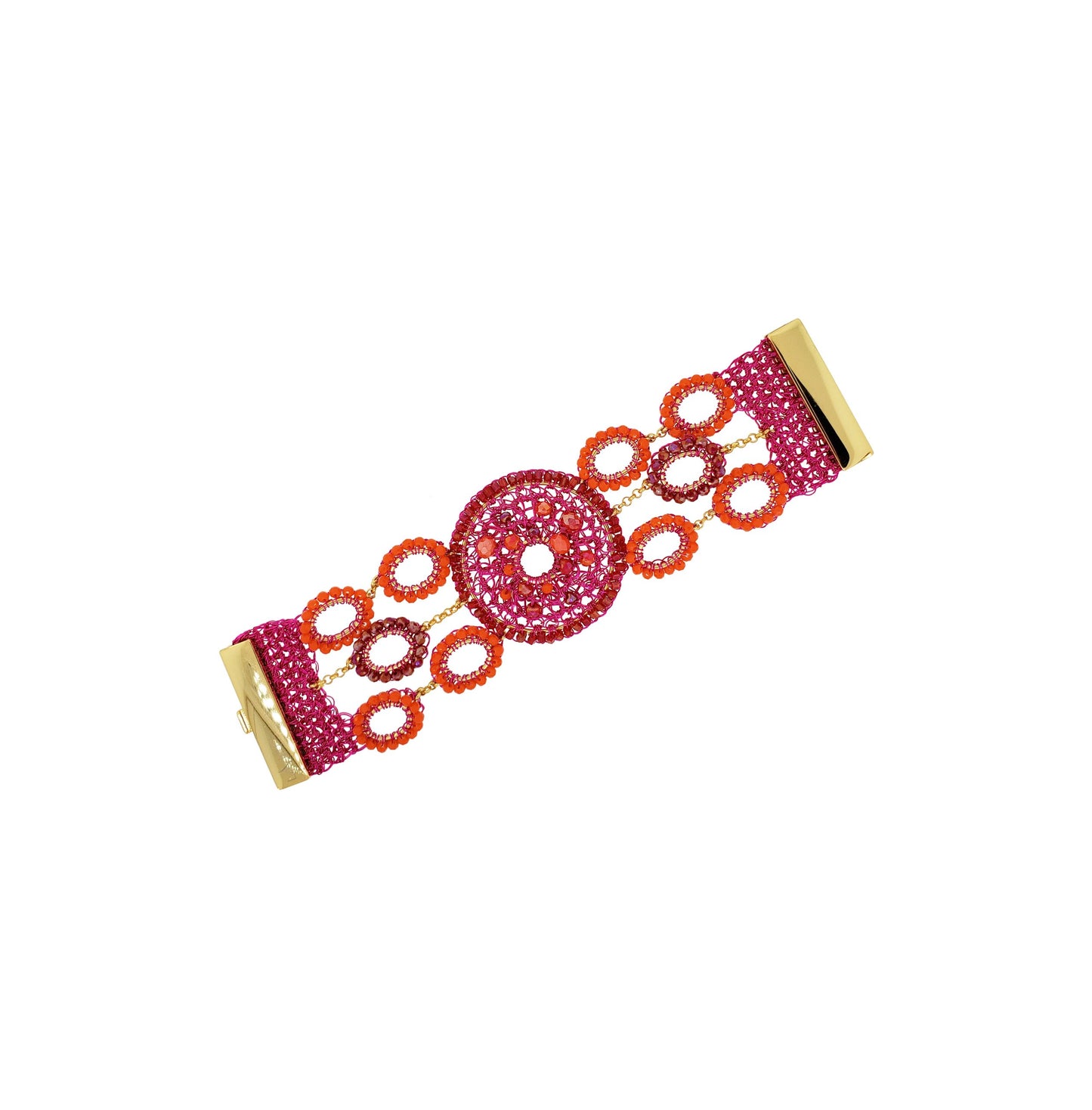 Bracelete Moira Maxi Aurora Rosa