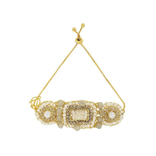 Bracelete de Crochê Elara Essence