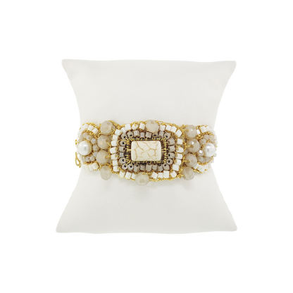 Bracelete de Crochê Elara Essence