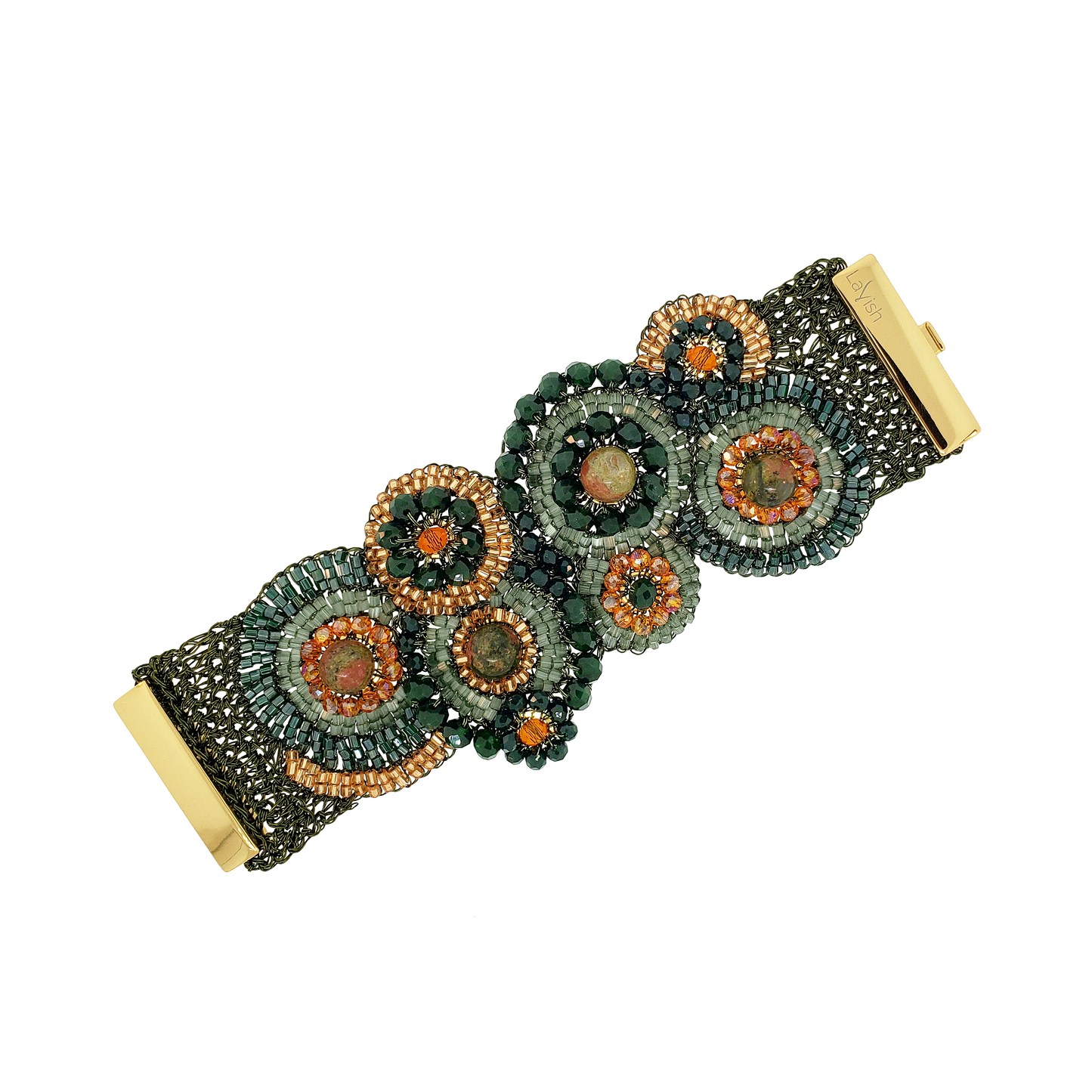 Bracelete de Crochê Elara Maxi Essence