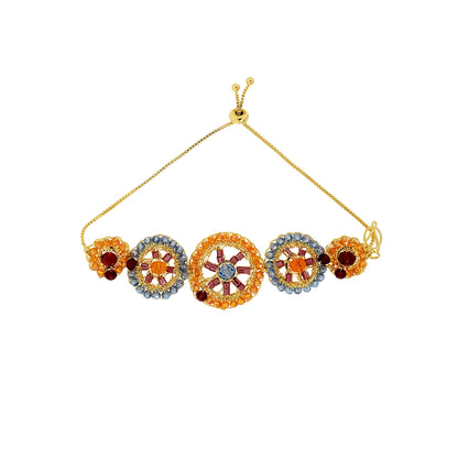 Braceletes de Crochê Chronos Sunrise Mix