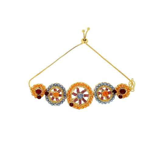 Braceletes de Crochê Chronos Sunrise Mix