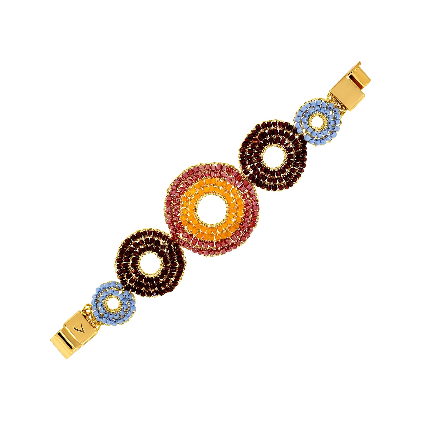 Bracelete de Crochê Gia Sunrise Mix