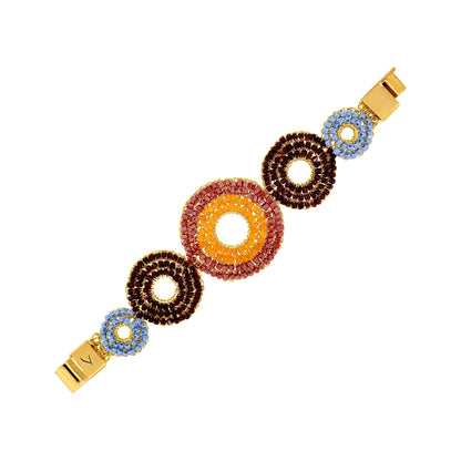 Bracelete de Crochê Gia Sunrise Mix