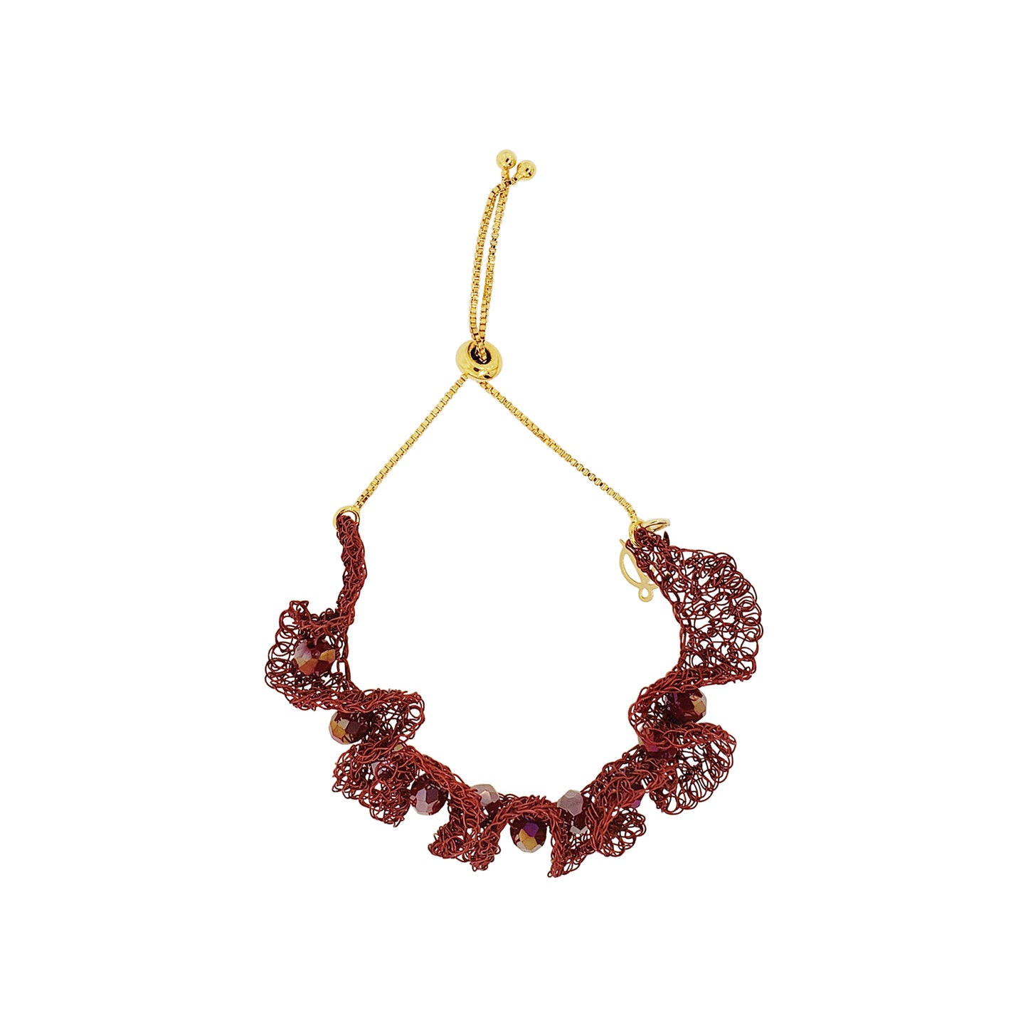 Pulseira Nalu Infinite Love - Burgundy