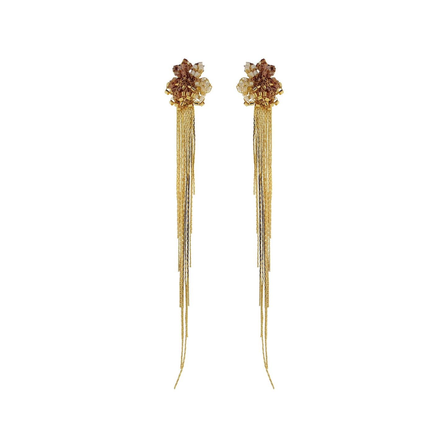 Brinco de Crochê Drizzle Fringe