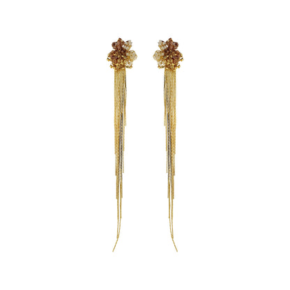 Brinco de Crochê Drizzle Fringe