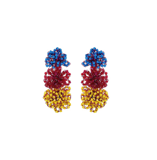 Brinco de Crochê Drizzle Cascade Eletric Warmth Mix