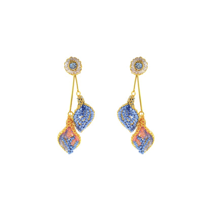 Brinco de Crochê Tulipa Duo Infinite Love