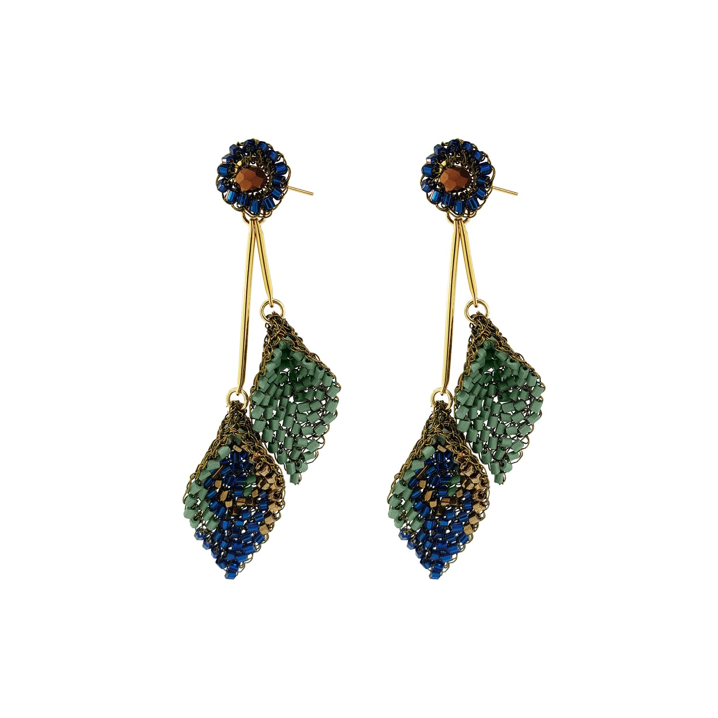 Brinco de Crochê Tulipa Duo Infinite Love - Riviera