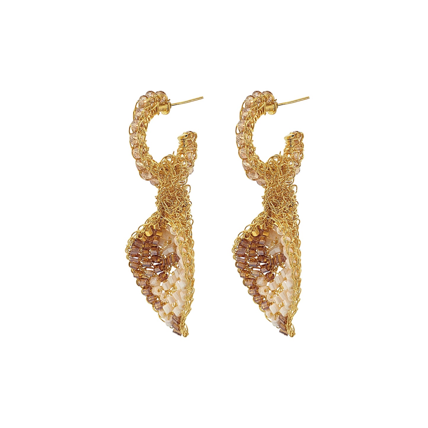 Brinco de Crochê Arum