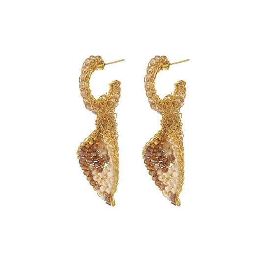 Brinco de Crochê Arum
