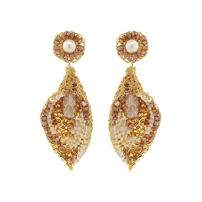 Brinco de Crochê Calla Dangle
