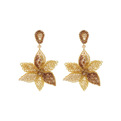 Brinco de Crochê Madonna Dangle