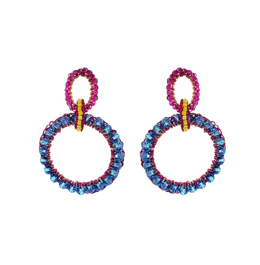 Brinco de Crochê Lola Maxi Eletric Warmth Mix