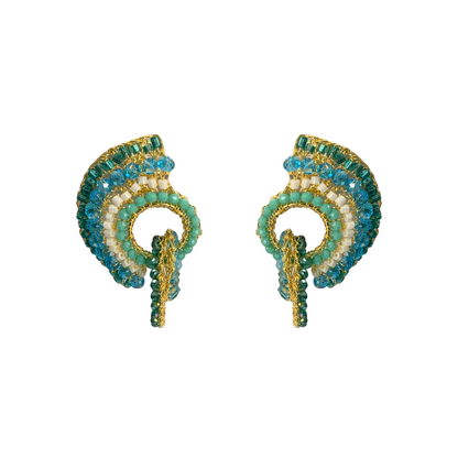 Brinco de Crochê Sophia Ocean Dreams Turquesa Sale
