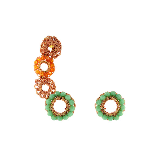Brinco de Crochê Clubs Earcuff Sweet Gummy Mix