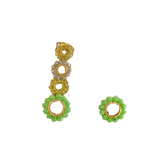 Brinco de Crochê Clubs Earcuffs Verde Sale