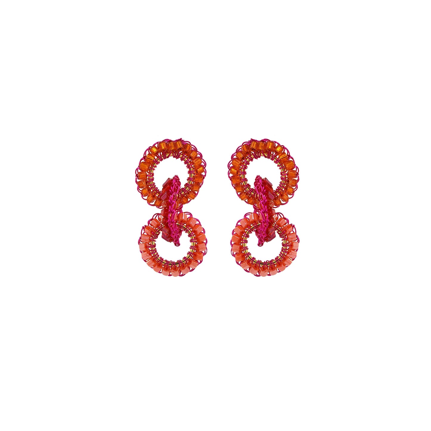 Brinco Lola Aurora Rosa