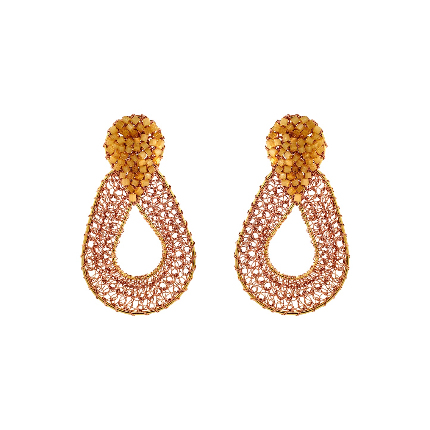 Brinco de Crochê Petal Butter