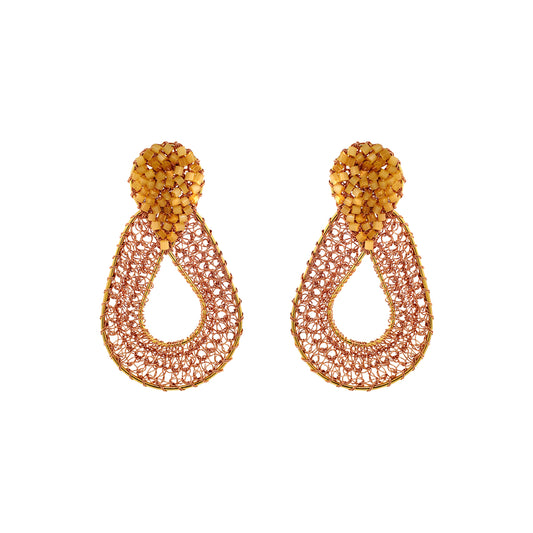 Brinco de Crochê Petal Butter