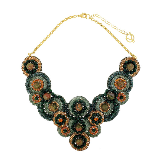 Colar de Crochê Elara Maxi Essence Verde