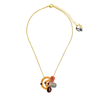 Colar de Crochê Solara Circle Sunrise Mix