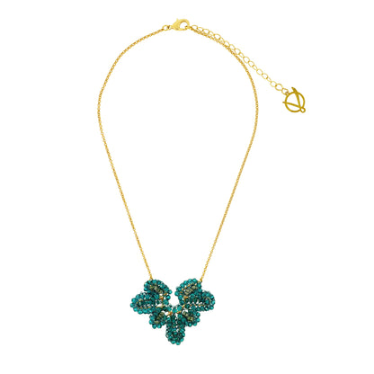 Colar de Crochê Solara Teal