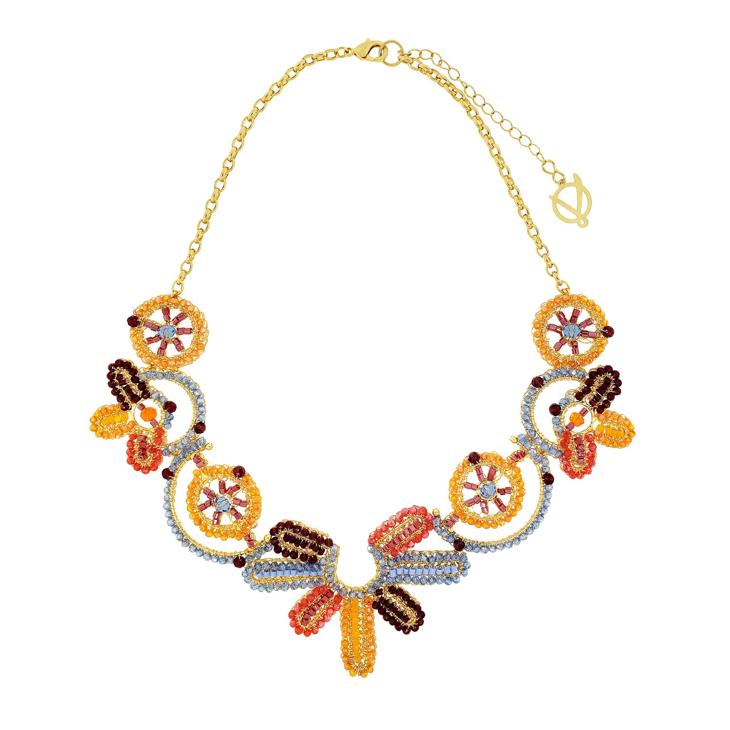 Colar de Crochê Solara Maxi Sunrise Mix