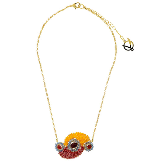 Colar de Crochê Aura Sunrise Mix