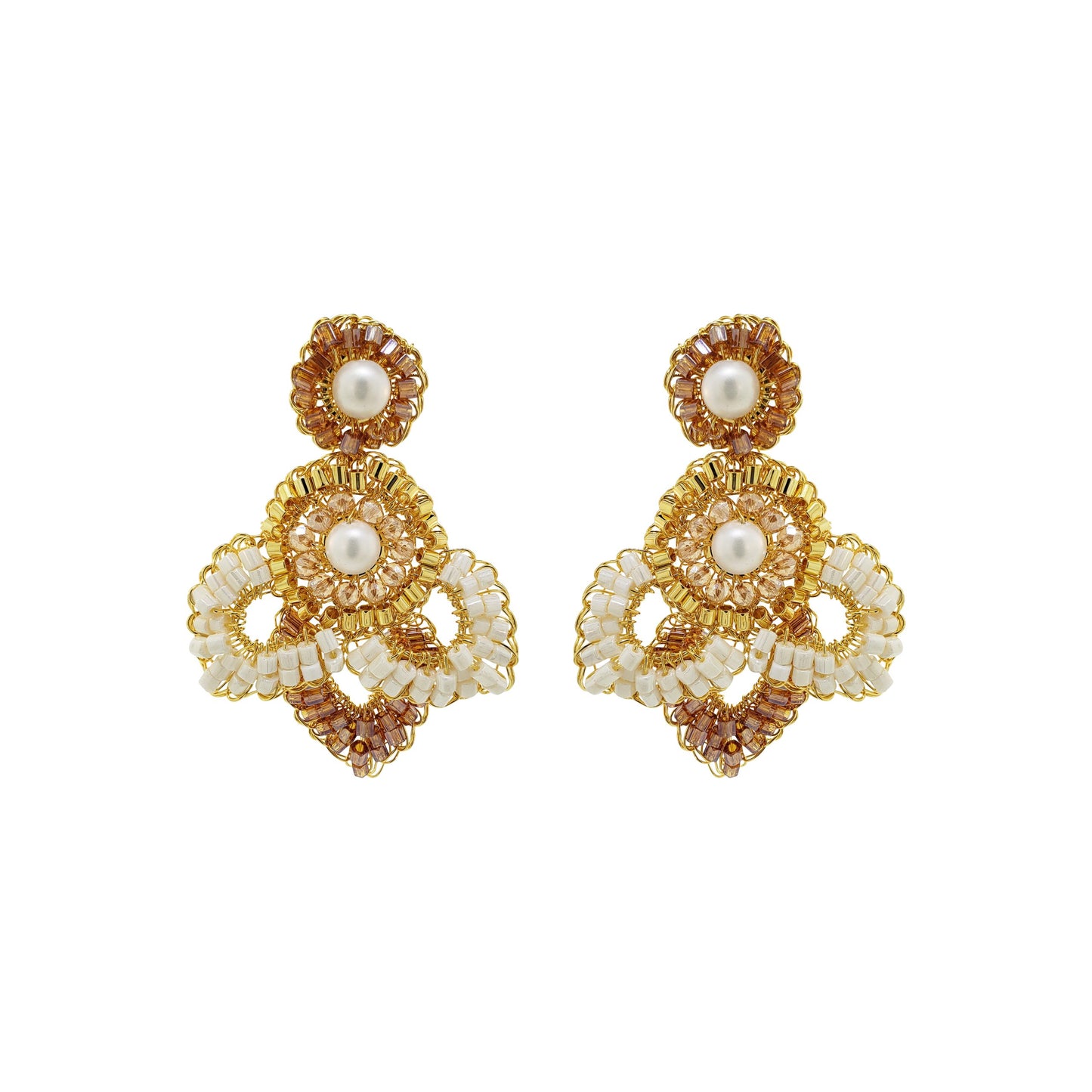 Brinco de Crochê Mermaid Mini Dangle Ocean Dreams