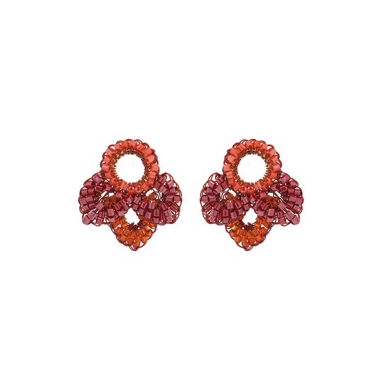 Brinco de Crochê Mermaid Mini Ocean Dreams Coral