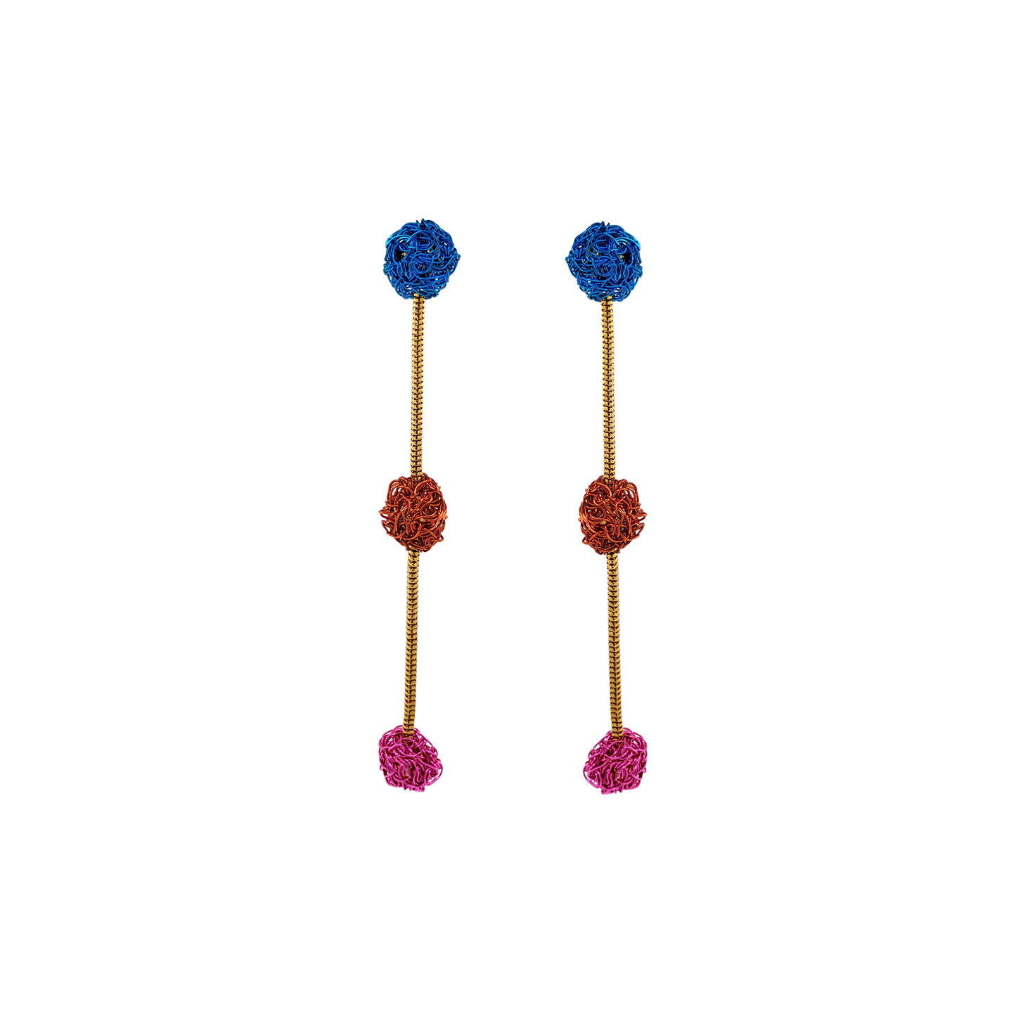 Brinco de Crochê Esferas Confetti Collection