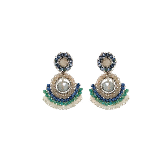 Brinco de Crochê Studs Delicate Caribbean