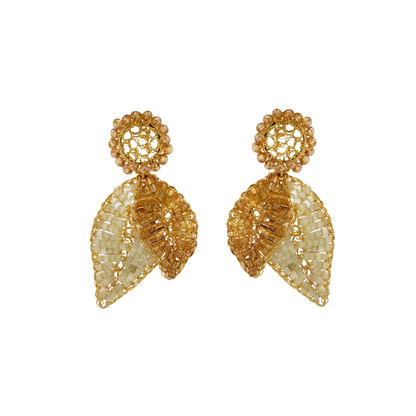 Brinco de Crochê Flore-Ser Dourado