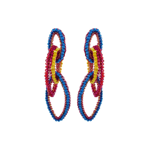 Brinco de Crochê Demi Eletric Warmth Mix