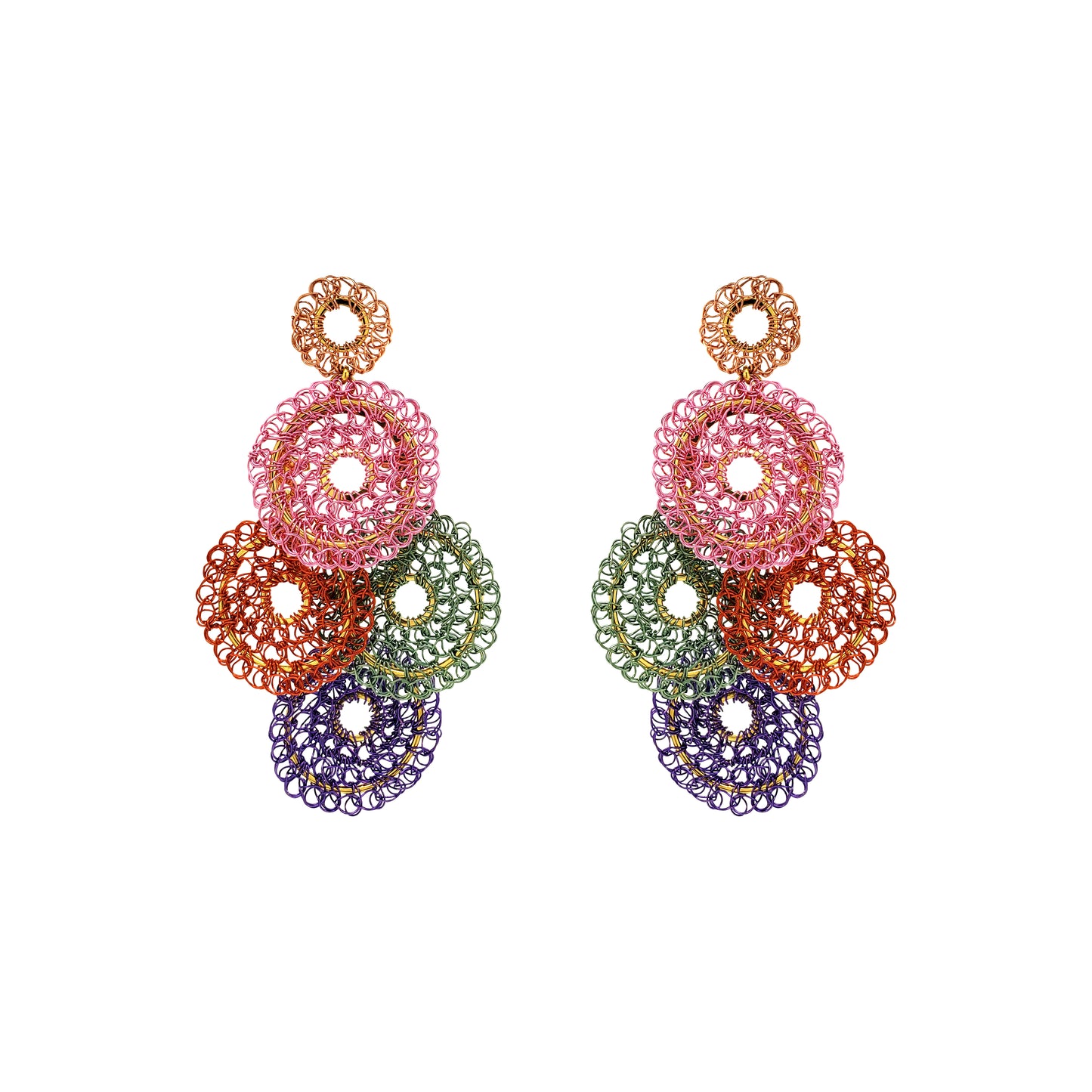 Brinco de Crochê Juliette Sweet Gummy Mix