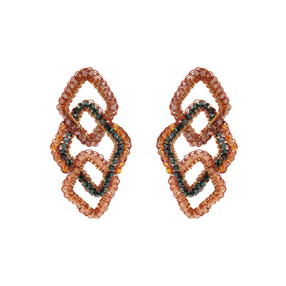 Brinco de Crochê Secret Laranja Mistic Forest