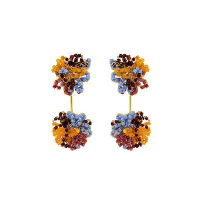 Brinco de Crochê Agatha Sunrise Mix