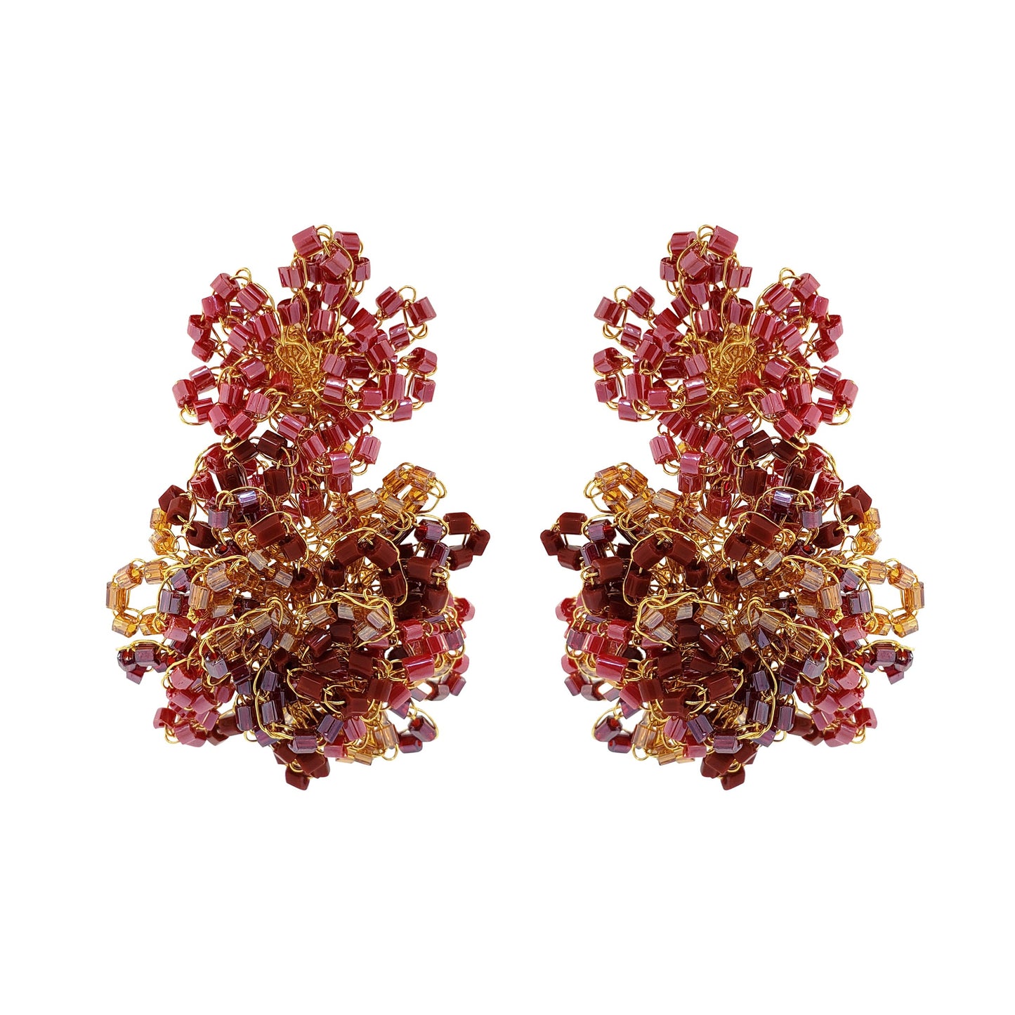 Brinco de Crochê Guaraná Vermelho Mystic Forest