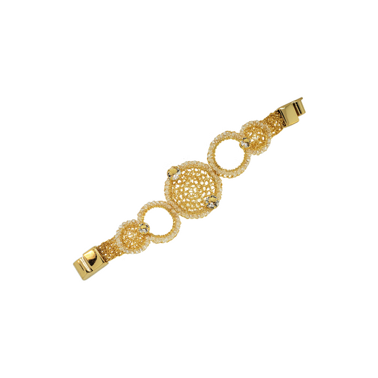 Bracelete Prisma Argolas Cristal