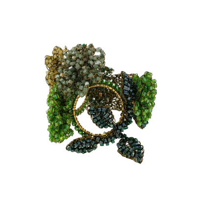 Bracelete de Crochê Jequitibá Verde Mistic Forest